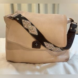 Tylie Malibu leather large hobo shoulder bag